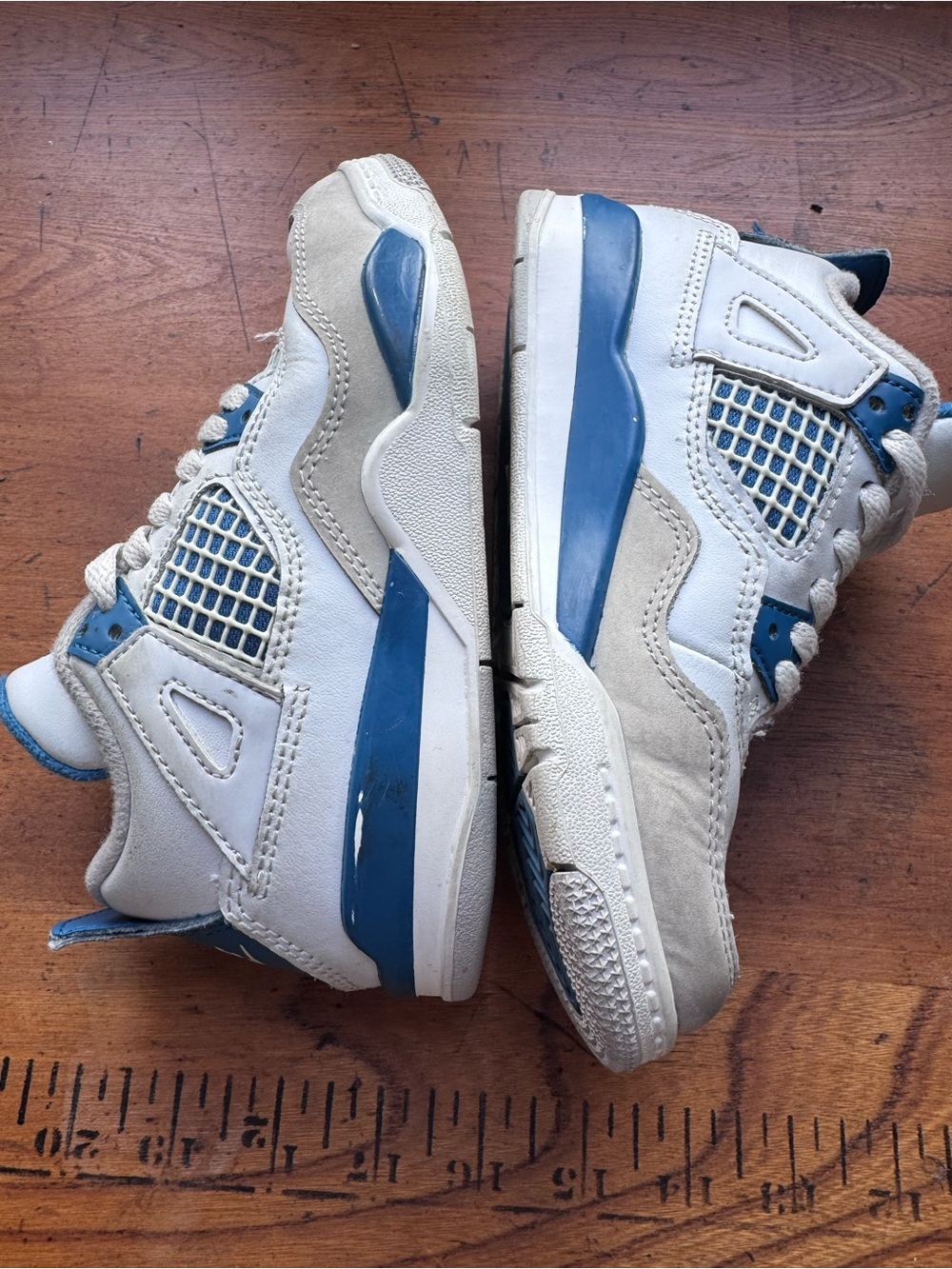 Boys Jordan 4 Military Blue